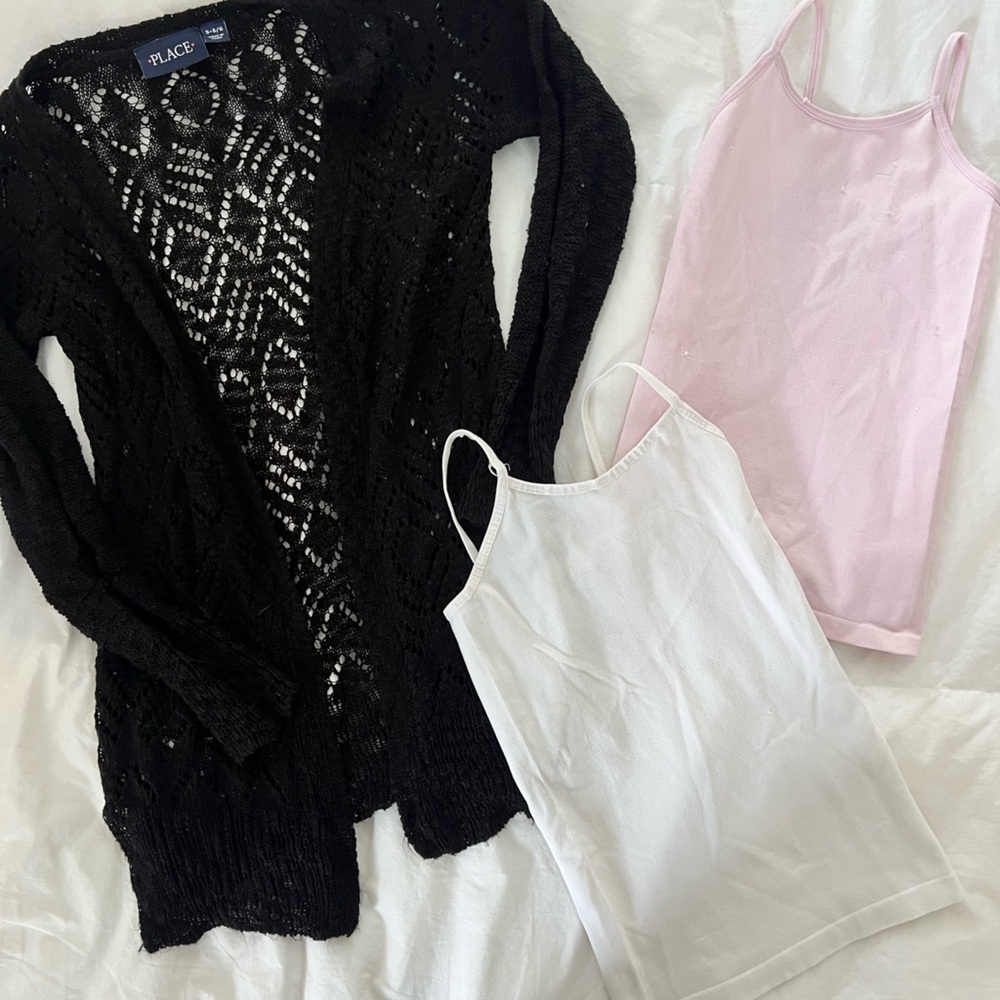 Bundle of girls shirts